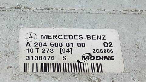 Foto 3ª: Intercooler Mercedes Clase C 160 C 200 CDI 204.007) BERLINA 136CV 100KW [651913] (2010)