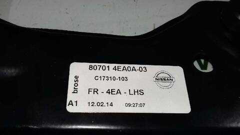 Foto 3ª: Elevalunas Eléctrico Delantero Izquierdo Nissan Qashqai 1.2 16V CAT 116CV 85KW [HRA2] (2014)