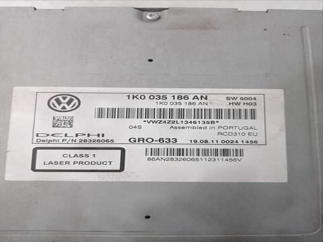 Foto 2ª: Sistema Audio Radio CD Volkswagen Passat 2.0 TDI 140CV (2010)