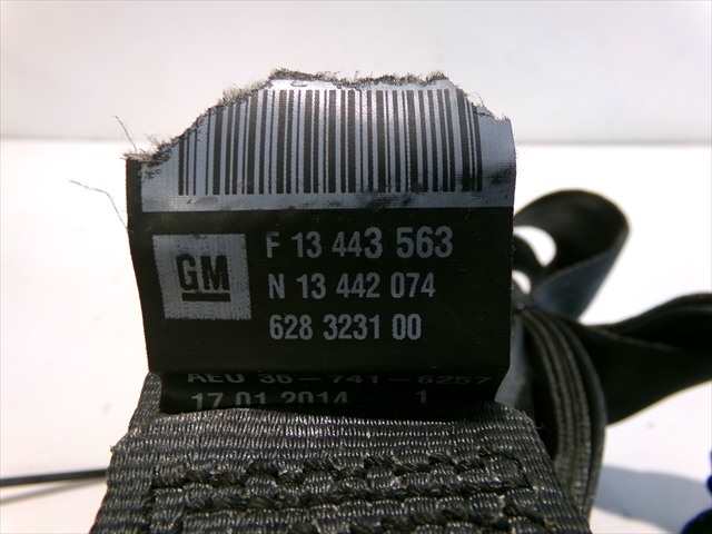 Foto 4ª: Cinturón Trasero Derecho Opel Astra 1.4 G MODELO J,2013-2016 [A14NET] (2014)