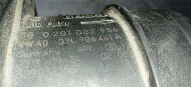 Caudalimetro Audi A5 2.0 TDI (130KW) [2.0 LTR. - 130 KW 16V TDI]
