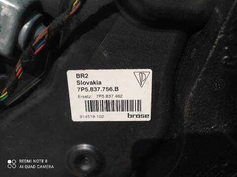 Elevalunas Eléctrico Delantero Derecho Porsche Cayenne VERSION INDEFINIDA