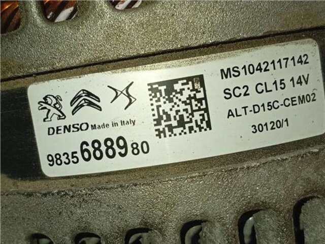 Foto 2ª: Alternador Peugeot 2008 1.2 ACTIVE PACK [1.2 LTR. - 74 KW PURETECH]
