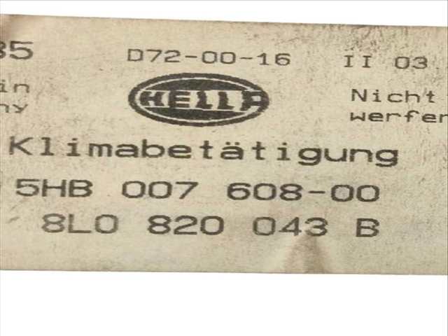 Foto 3ª: Mando Climatizador Audi A4 2.0 TDI 140CV (2004)