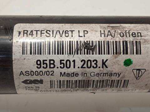 Foto 4ª: Transmision Trasera Derecha Porsche Macan 2.0 16V TFSI CAT 245CV 180KW [DKNA] (2021)