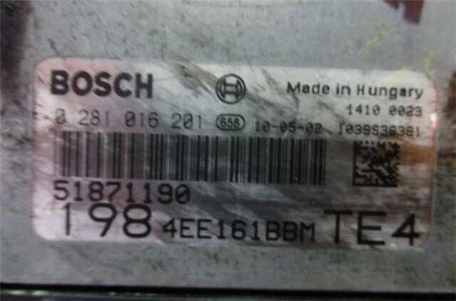 Foto 2ª: Centralita Motor ECU Fiat Bravo 1.6 D II MULTIJET (198) [198 A3.000]