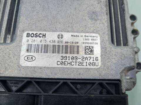 Foto 2ª: Centralita Motor ECU Kia Ceed EMOTION 116CV 85KW [D4FB] (2009)