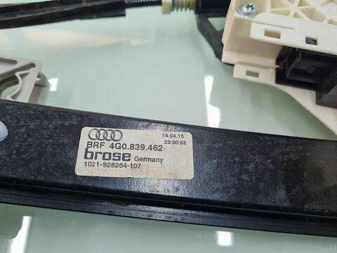 Foto 2ª: Elevalunas Manual Trasero Derecho Audi A6 2.0 TDI ULTRA BERLINA 190CV 140KW [CNH] (2015)