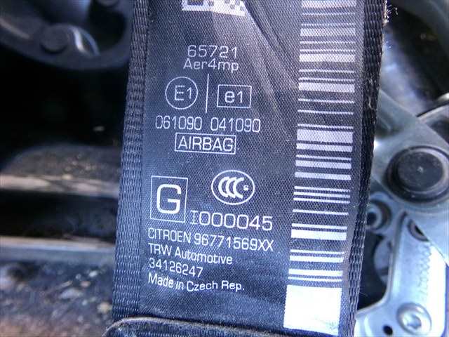 Foto 2ª: Cinturón Delantero Izquierdo Citroen C3 1.2 G 2013-2016 [HM01 / HMZ] (2016)