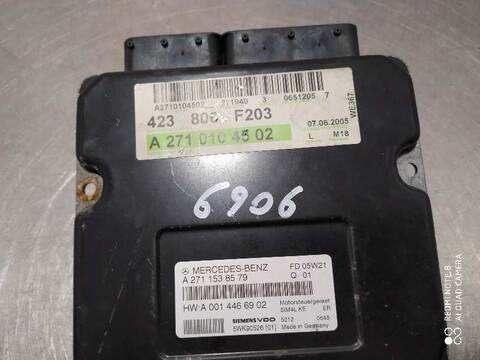 Foto 2ª: Centralita Motor ECU Mercedes Clase C 160 200 COMPRESSOR 209.442) 163CV 120KW [M271940] (2003)
