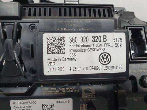 Foto 3ª: Cuadro de Instrumentos Volkswagen Tiguan ADVANCE BMT 150CV 110KW [DTSB] (2020)