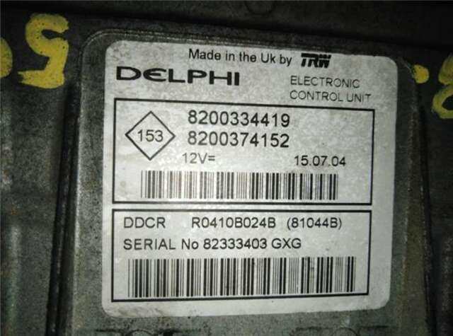 Centralita Motor ECU Renault Megane 1.5 DCI (82CV) II BERILINA 5P