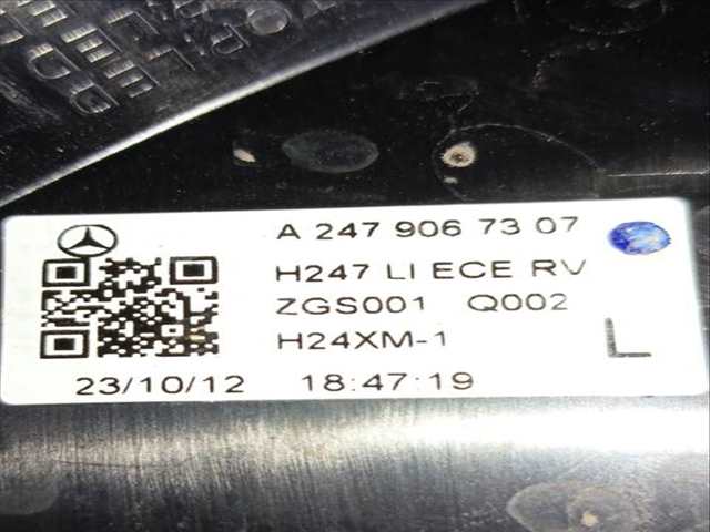 Foto 3ª: Piloto Trasero Izquierdo Mercedes Clase GLA 200 MILD-HYBRID H247) 247.78 (2020)
