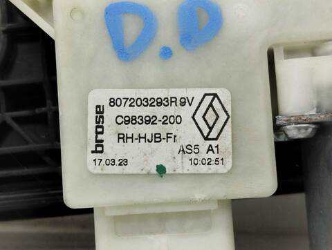Foto 2ª: Elevalunas Eléctrico Delantero Derecho Renault Captur EQUILIBRE 91CV 67KW [H4D480] (2023)
