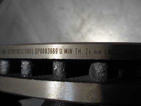 Foto 2ª: Disco Freno Delantero Peugeot 406 SLDT BERLINA 90CV 66KW [D-DHX] (1999)