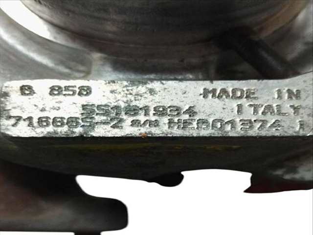 Foto 3ª: Turbocompresor Fiat Bravo 1.9 D MULTIJET 198AXB1A) (2006)