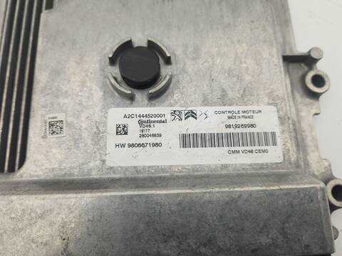 Foto 2ª: Centralita Motor ECU Citroen C4 1.2 THP 110 110CV 81KW [HNV (EB2DTM),HNZ (EB2DT),HNP (EB2ADT)] (2018)