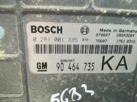 Foto 2ª: Centralita Motor ECU Opel Vectra BASICO BERLINA 82CV 60KW [X20DTL] (1997)