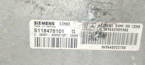 Foto 3ª: Centralita Cambio Automatico Citroen C3 1.4 HDI SX PLUS 68CV 50KW [8HX] (2004)