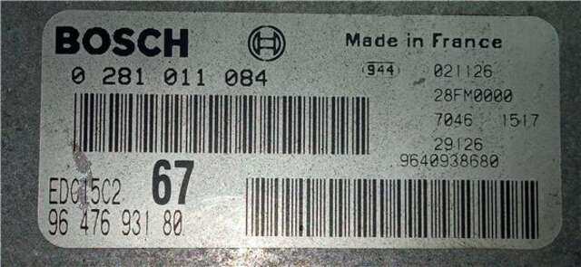 Centralita Motor ECU Citroen Xsara 2.0 HDI
