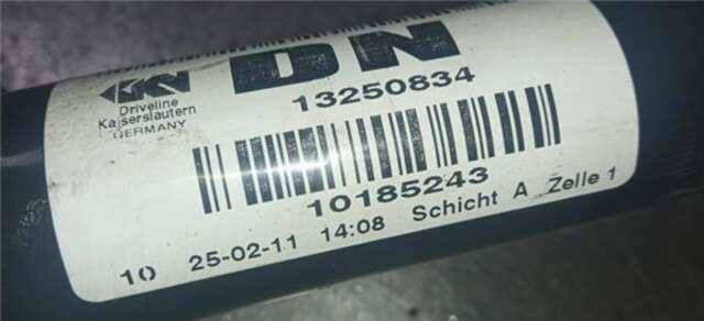 Transmision Delantera Izquierda Opel Astra 1.7 CDTI