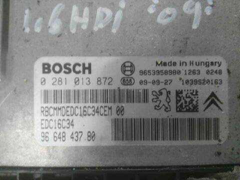 Foto 2ª: Centralita Motor ECU Peugeot Partner 75CV 55KW (2008)