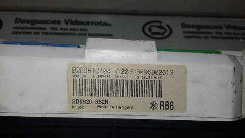 Foto 3ª: Cuadro de Instrumentos Volkswagen Phaeton TDI V6 4MOTION 5 ASIENTOS) 224CV 165KW [BMK] (2006)