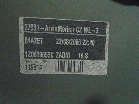 Foto 4ª: Elevalunas Manual Trasero Izquierdo Skoda Octavia ACTIVE BERLINA 105CV 77KW [BXE] (2006)