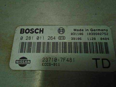 Foto 3ª: Centralita Motor ECU Nissan Terrano AVENUE 125CV 92KW [TD27 TI] (2004)