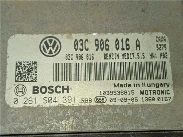 Centralita Motor ECU Volkswagen Golf 1.4 ADVANCE [1.4 LTR. - 90 KW 16V TSI (1390 CM3)]