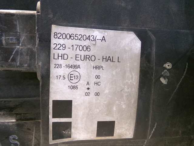 Foto 4ª: Faro Izquierdo Renault Modus 1.5 DCI 5P 60KW [K9KJ7] (2005)