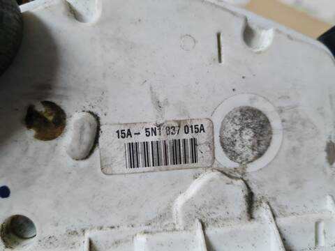 Foto 3ª: Cerradura Puerta Delantera Izquierda Volkswagen Scirocco 2.0 TDI 140CV 103KW [CBD] (1950)