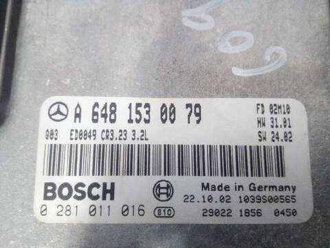 Centralita Motor ECU Mercedes Clase S 220 320 CDI 220.025) BERLINA 204CV 150KW