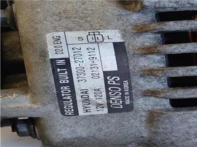 Foto 3ª: Alternador Hyundai Santa Fe 2.0 CRDI 4X4 125CV 92KW [D4EA] (2005)