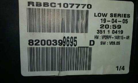 Foto 3ª: Cuadro de Instrumentos Renault Megane 1.5 DCI DIESEL 101CV 74KW FAMILIAR II FAMILIAR [K9K F7] (2005)