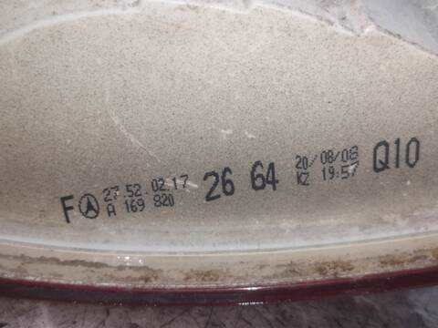 Foto 2ª: Piloto Trasero Derecho Mercedes Clase B 150 640941 (2005)