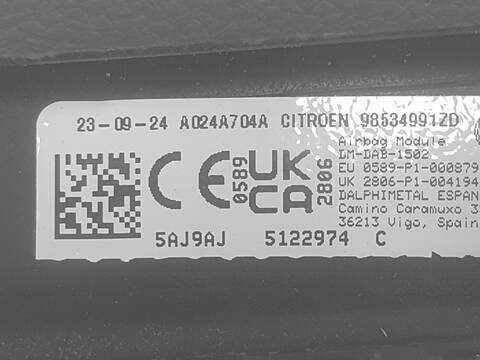 Foto 2ª: Kit Airbag Citroen Berlingo FEEL M (2008)