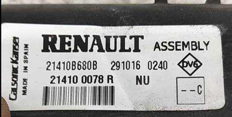 Foto 3ª: Radiador Motor Renault Captur 1 DCI DIESEL FAP 90CV [K9K628] (2013)