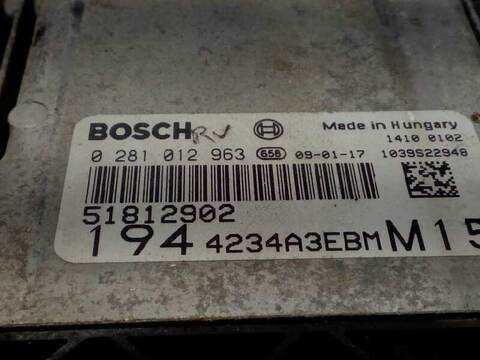 Foto 4ª: Centralita Motor ECU Fiat Croma 1.9 16V MULTIJET DYNAMIC 12.2007 ) 150CV 110KW [939A2000] (2009)