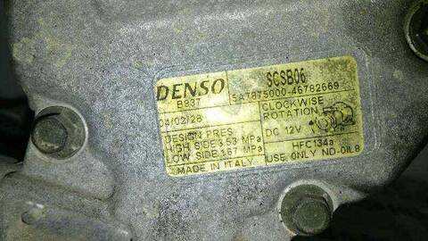 Compresor Aire Acondicionado Fiat Punto 1.2 8V ACTIVE BERLINA 60CV 44KW