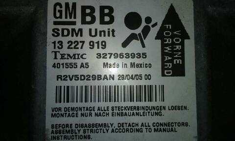 Foto 2ª: Centralita Airbag Opel Astra COSMO 150CV 110KW [Z19DTH] (2006)