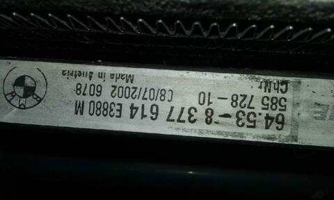 Foto 3ª: Radiador Calefaccion A.A. Bmw Serie 3 315 325TI 192CV 141KW [256S5] (2003)