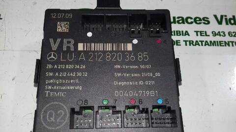 Foto 2ª: Centralita Cierre Centralizado Mercedes Clase E 180 2.1 CDI CAT 170CV 125KW [651924] (2009)