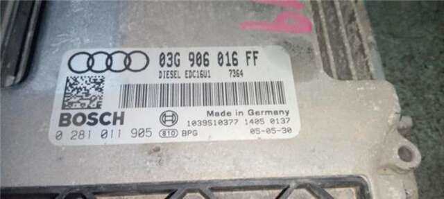 Centralita Motor ECU Audi A3 2.0 TDI AMBITION QUATTRO (103KW) [2.0 LTR. - 103 KW TDI]
