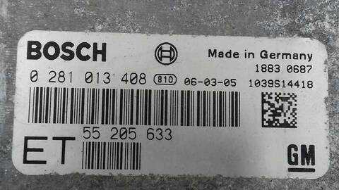 Foto 3ª: Centralita Motor ECU Opel Vectra 1.9 CDTI BERLINA 120CV 88KW [Z19DT] (2007)