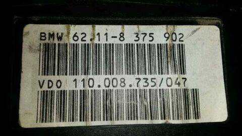 Foto 2ª: Cuadro de Instrumentos Bmw Serie 5 518 2.5 TD CAT BERLINA 143CV 105KW (1995)