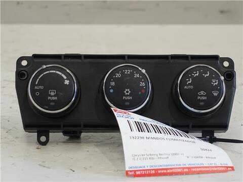 Mando Climatizador Chrysler Sebring JS 2.0 115 KW BERLINA
