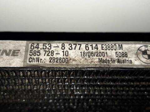 Foto 3ª: Radiador Calefaccion A.A. Bmw Serie 3 315 M3 COUPE 343CV 252KW [S54326S4] (2001)