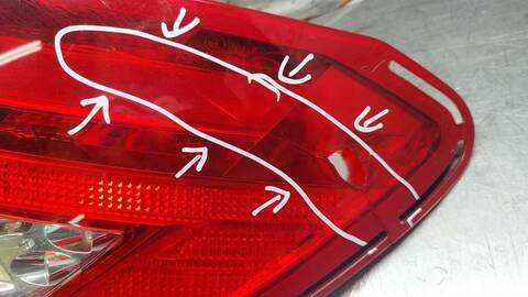 Foto 3ª: Piloto Trasero Derecho Mercedes Clase C 160 C 220 CDI BLUEEFFICIENCY 204.302) COUPE 170CV 125KW [651911] (2011)