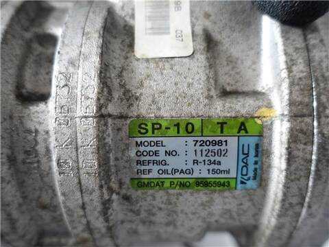 Foto 3ª: Compresor Aire Acondicionado Chevrolet Aveo 1.2 LS HATCHBACK 84CV 62KW [B12D1] (2011)
